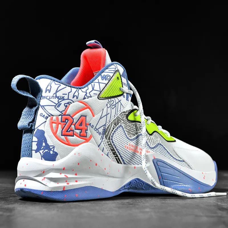 MUSHILANDI Cushioning, Slip Resistant, Abrasion Resistant, Height Increasing Mid Top Basketball Shoes Unisex-4