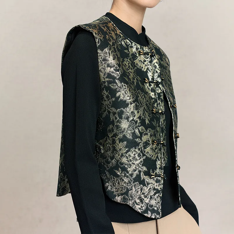 XINGHEHANGE New Chinese Style Outerwear Modified Hanfu Vest Women's-1