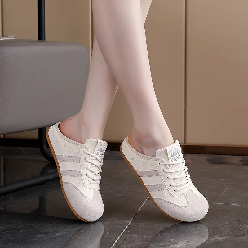 ZULISHI Rubber Sole Slip Resistant Closed Toe Slippers Women's-8