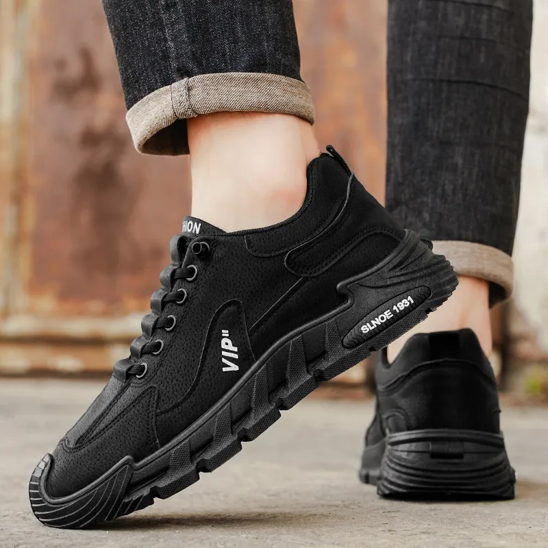 ZULISHI Anti Slip Wear Resistant Low Top Casual Shoes Men's-9