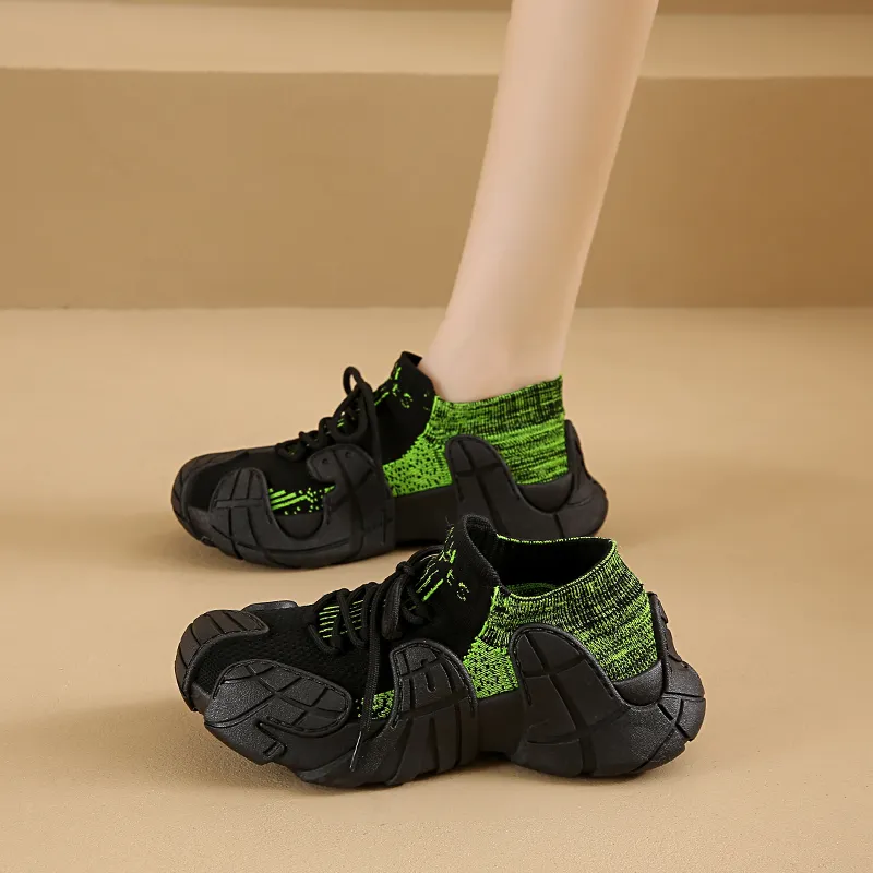 ZULISHI Lightweight And Breathable Mid Top Casual Shoes Women's-12