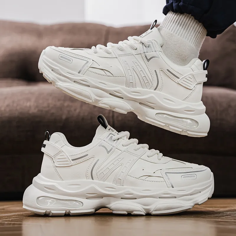 ZULISHI Chunky Sneakers Men Low Top-14