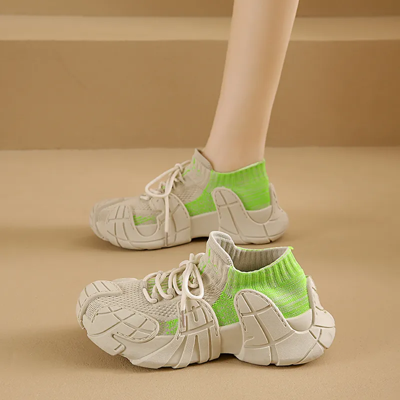 ZULISHI Lightweight And Breathable Mid Top Casual Shoes Women's-7