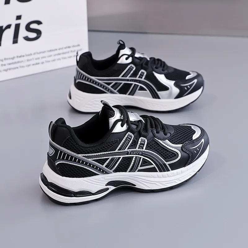 ZULISHI Breathable And Lightweight Low Top Chunky Sneakers Women's-3