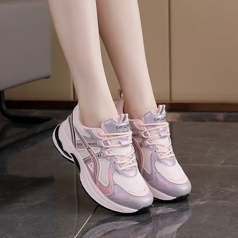 ZULISHI Breathable And Lightweight Low Top Chunky Sneakers Women's-12