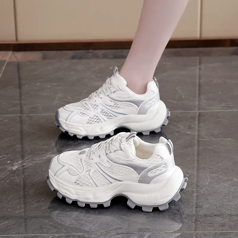 ZULISHI Low Top Chunky Sneakers Women's-3