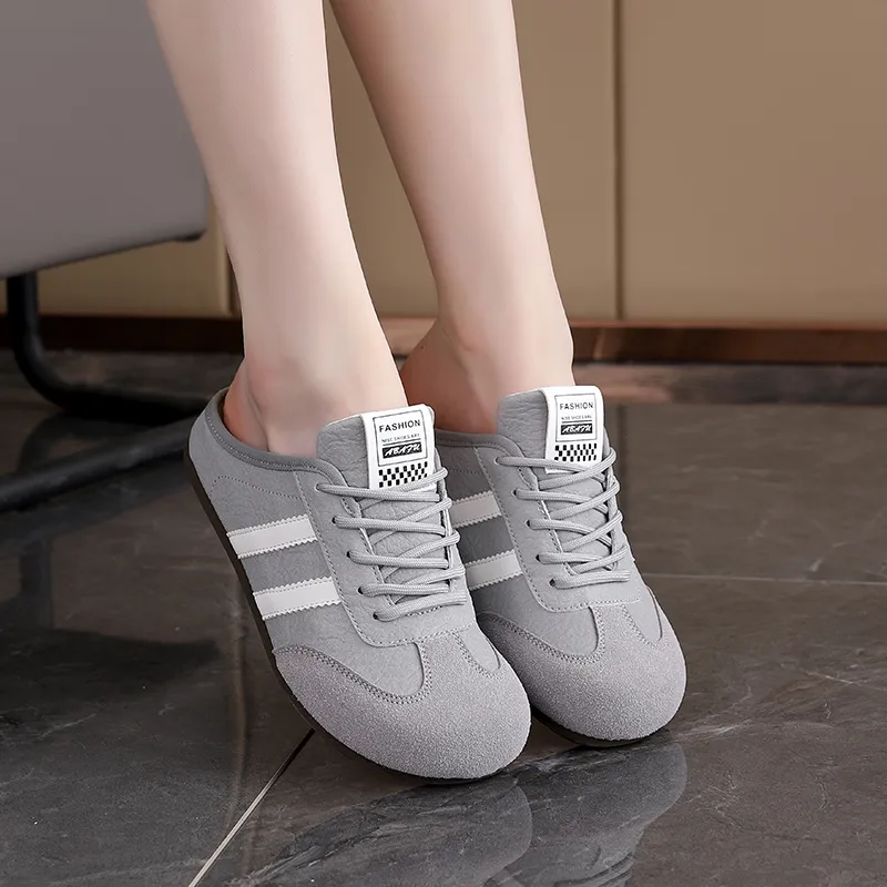 ZULISHI Rubber Sole Slip Resistant Closed Toe Slippers Women's-12