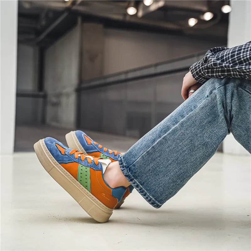 ZULISHI Abrasion Resistant Low Top Skateboard Shoes Men's-3