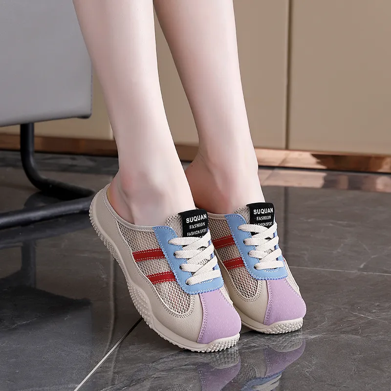 ZULISHI Rubber Sole Slip Resistant Closed Toe Slippers Women's-2