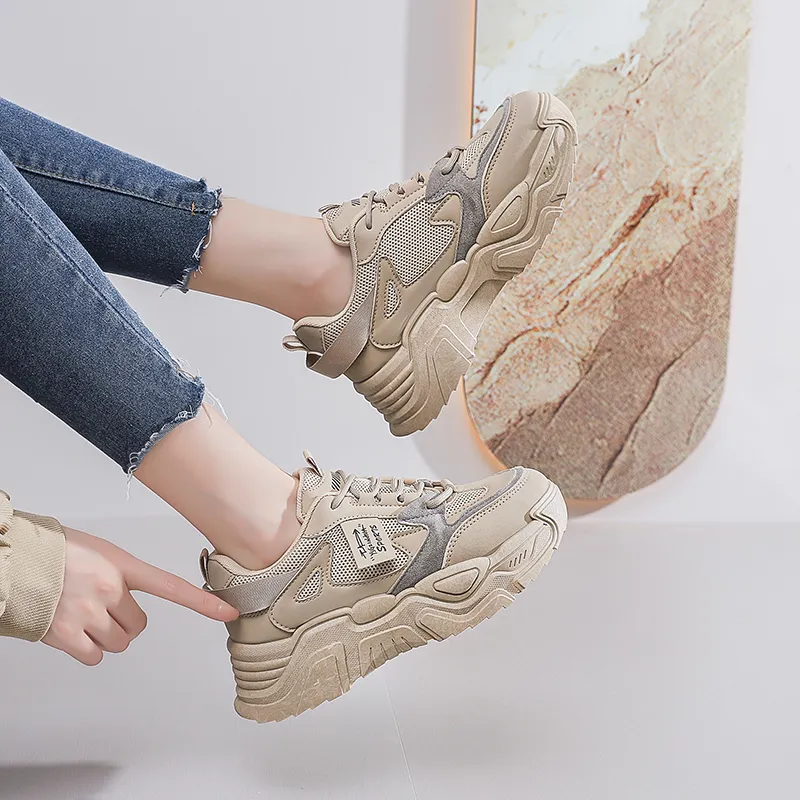 ZULISHI Low Top Chunky Sneakers Women's-4