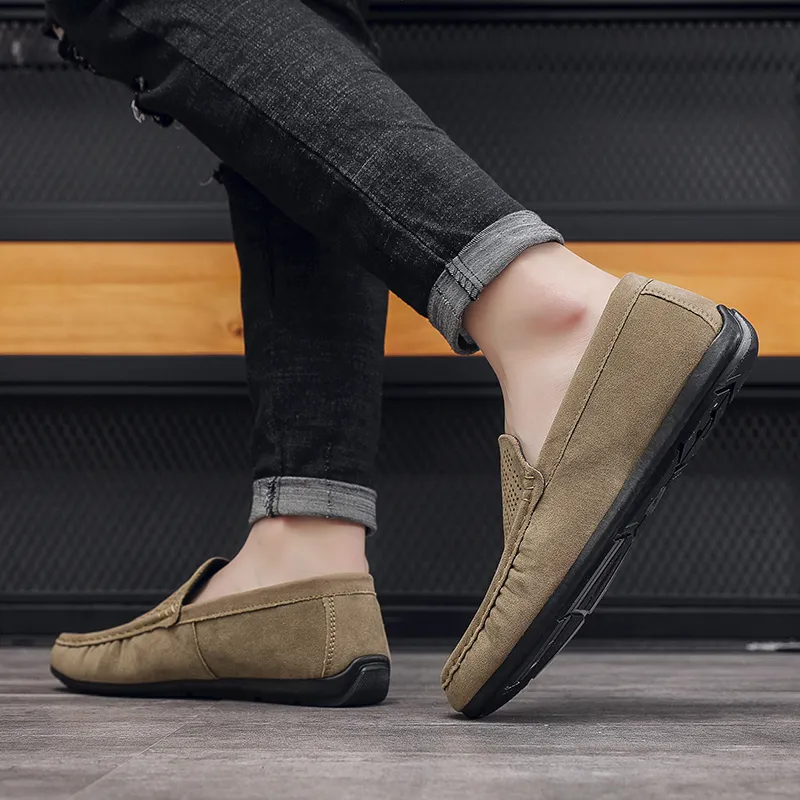 ZULISHI Loafers Men Khaki/Blue-2