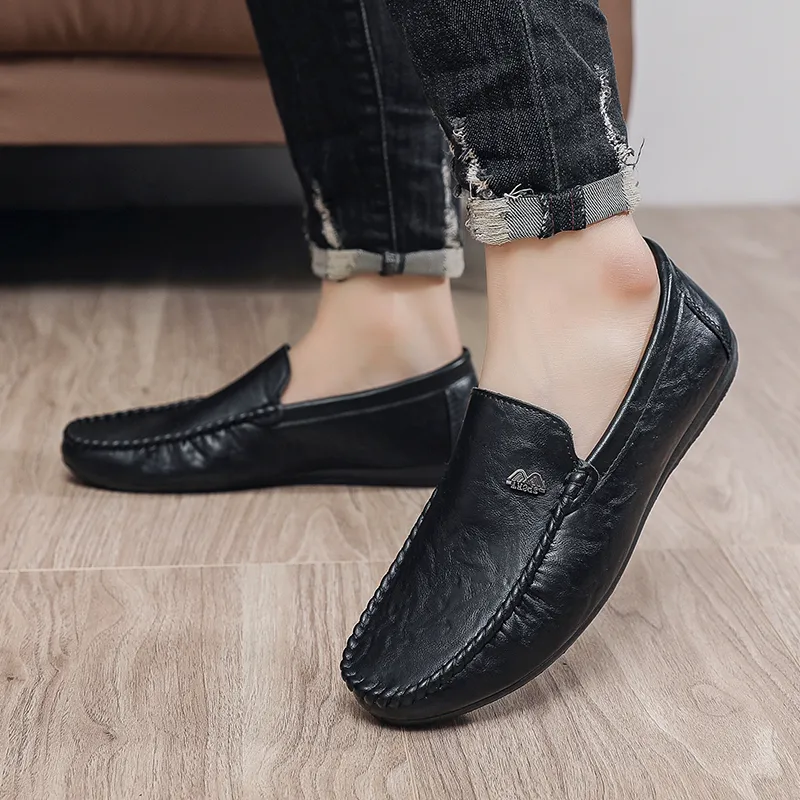 ZULISHI Men's Casual Shoes Men Low Top Black/White/Gray-4