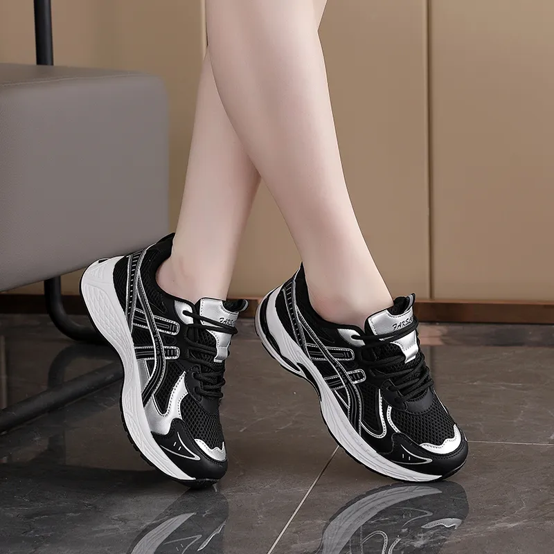 ZULISHI Breathable And Lightweight Low Top Chunky Sneakers Women's-4