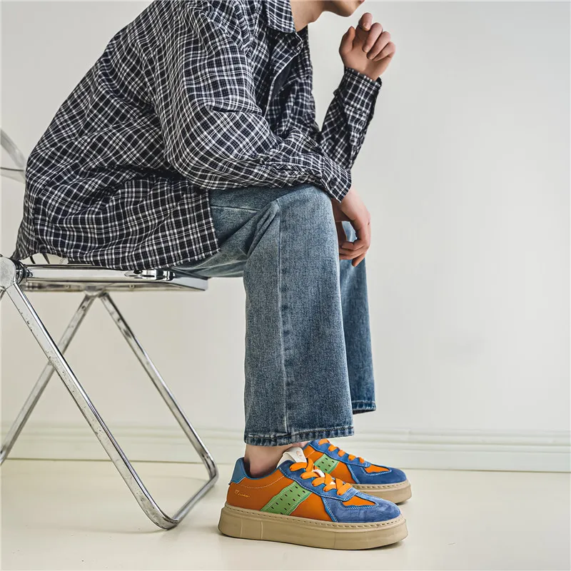 ZULISHI Abrasion Resistant Low Top Skateboard Shoes Men's-2