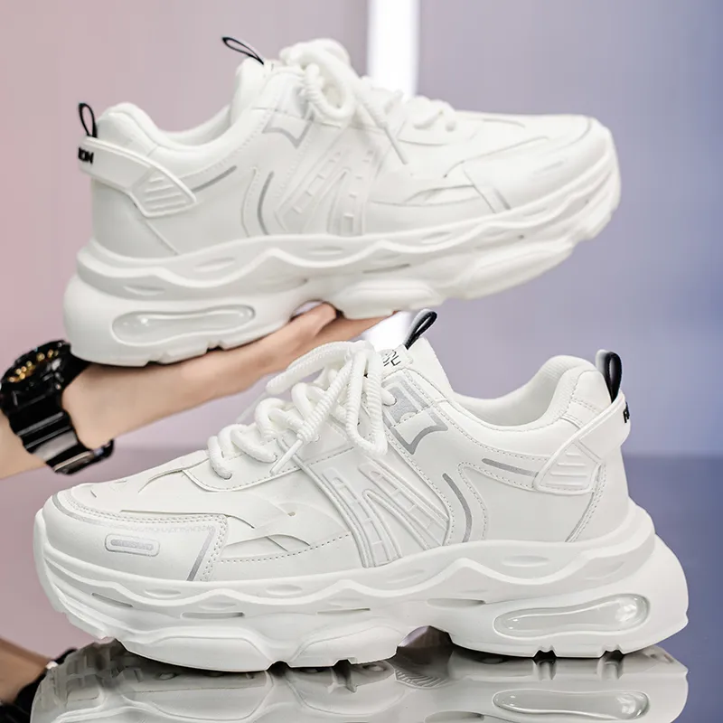 ZULISHI Chunky Sneakers Men Low Top-12