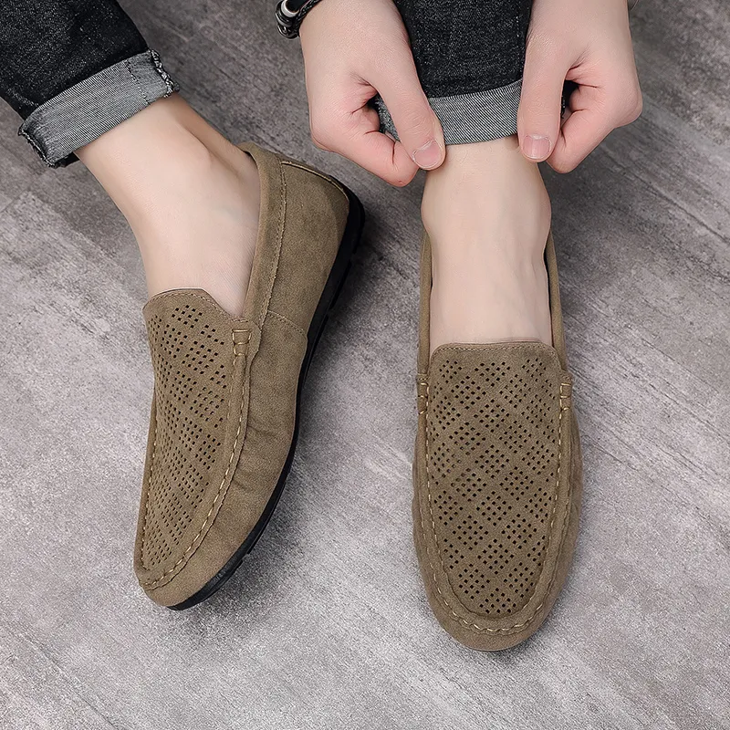 ZULISHI Loafers Men Khaki/Blue-1