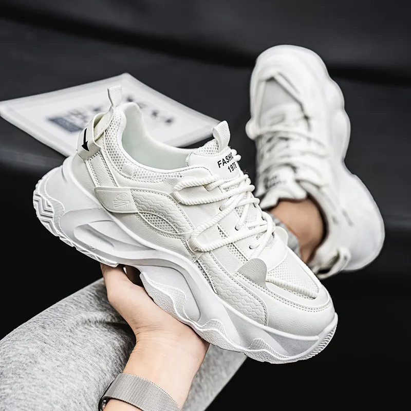 ZULISHI Abrasion Resistant Breathable Chunky Sneakers Men's-10