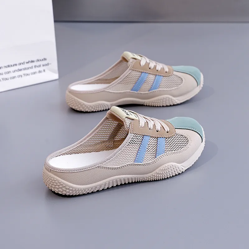 ZULISHI Rubber Sole Slip Resistant Closed Toe Slippers Women's-8