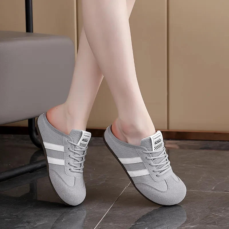 ZULISHI Rubber Sole Slip Resistant Closed Toe Slippers Women's-13