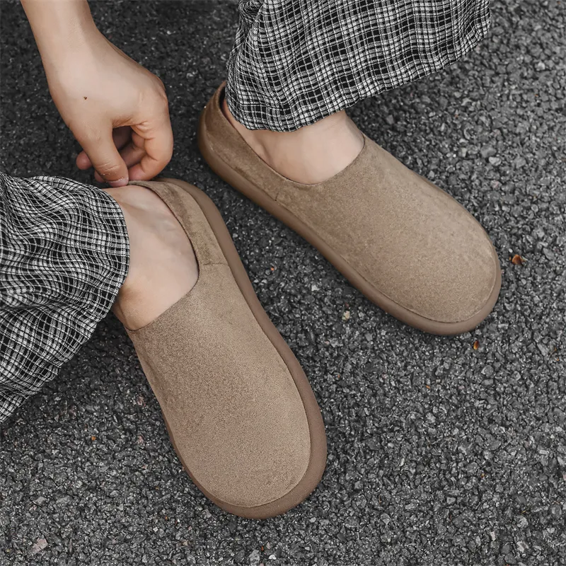 MOMGOG Rubber Sole Odor Resistant Slip Resistant Closed Toe Slippers Unisex-4