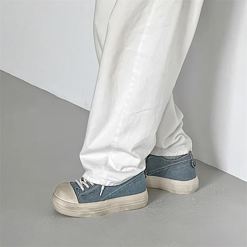 MOMGOG Abrasion Resistant Low Top Canvas Shoes Men's-14