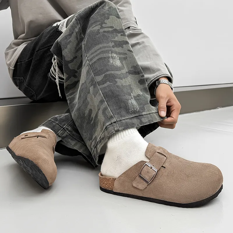 MOMGOG Odor Resistant Abrasion Resistant Slip Resistant Closed Toe Slippers Unisex-12