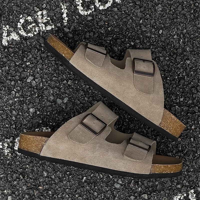 MOMGOG Rubber Sole Slip Resistant Odor Resistant Slide Slippers Women's-13