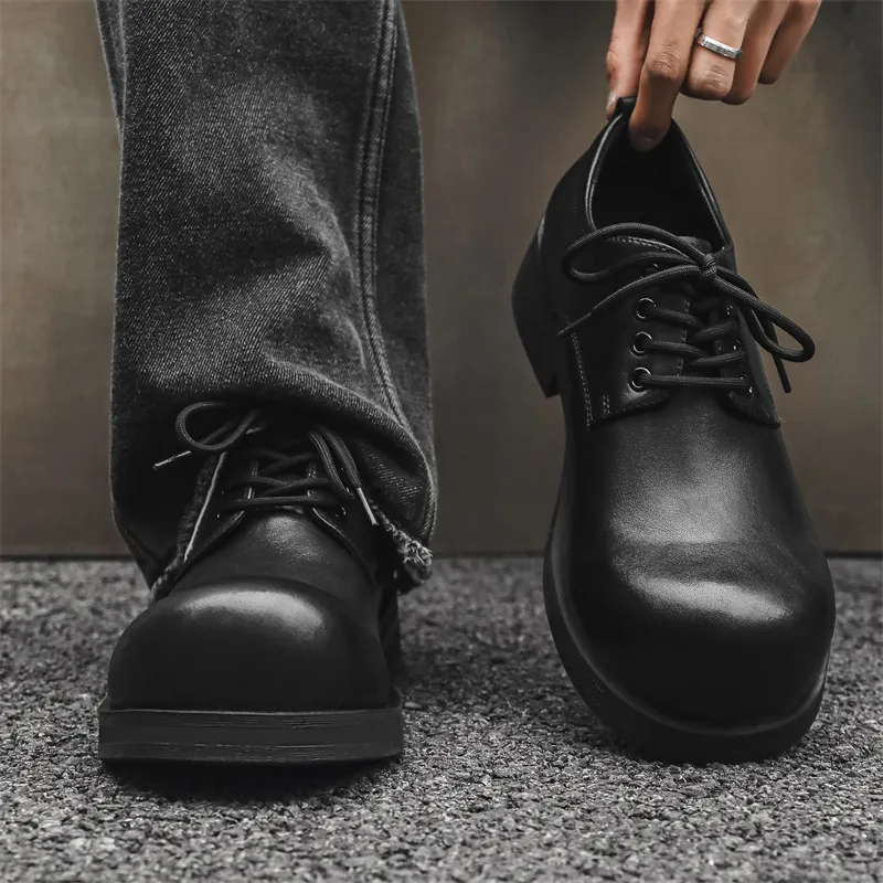 MOMGOG Casual Shoes Men's Black-2