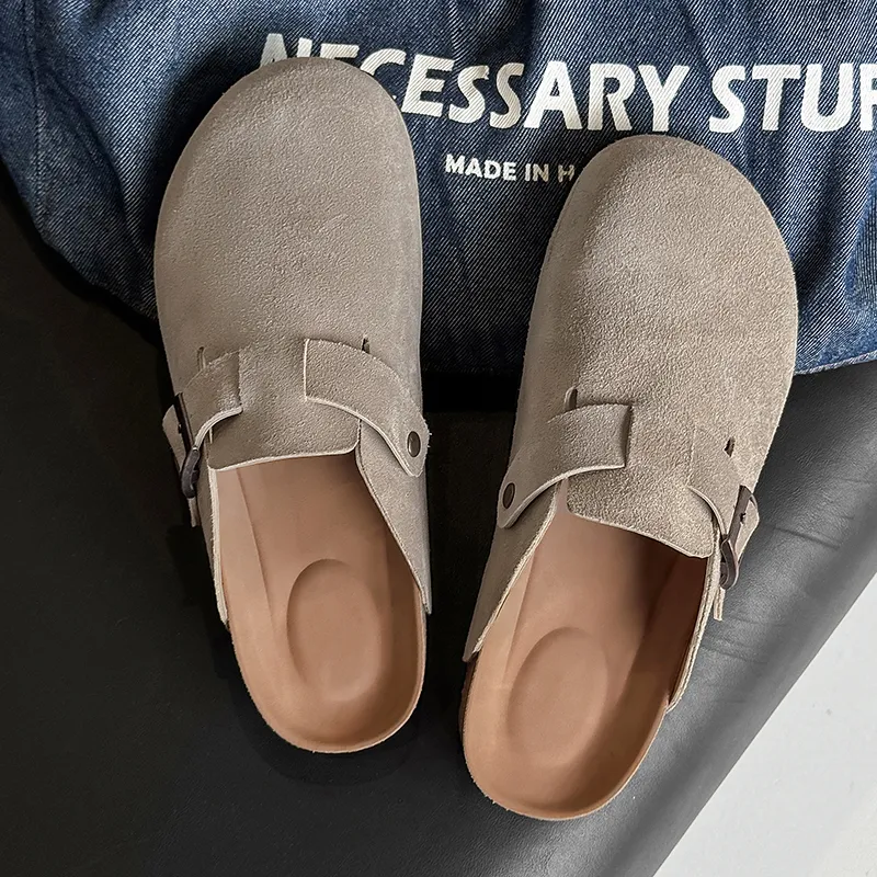 MOMGOG Odor Resistant Abrasion Resistant Slip Resistant Closed Toe Slippers Unisex-6
