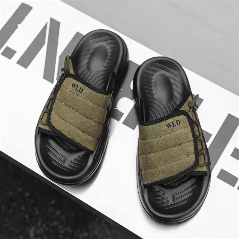 MOMGOG Slip Resistant Abrasion Resistant Slide Slippers Men's-8