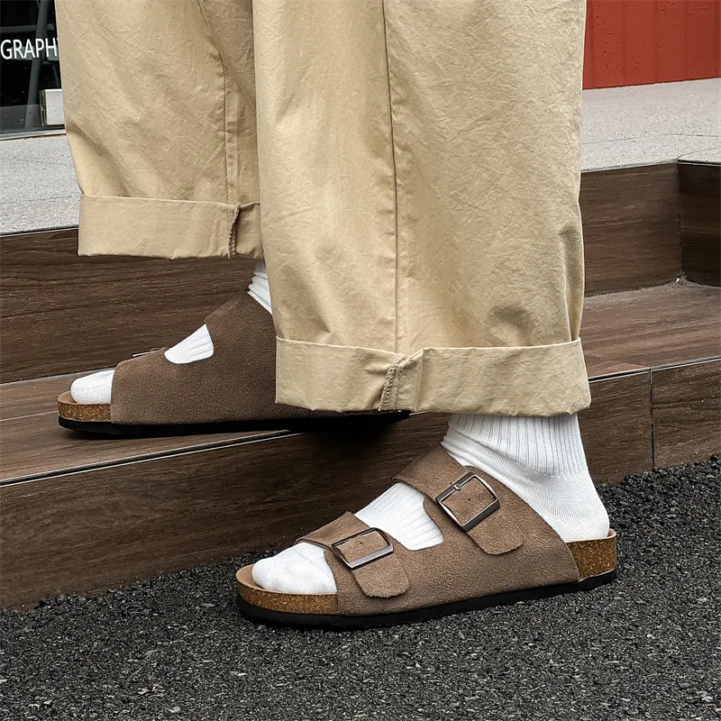 MOMGOG Rubber Sole Slip Resistant Odor Resistant Slide Slippers Women's-9