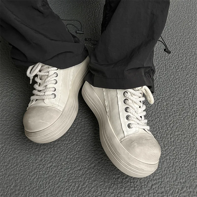 MOMGOG Abrasion Resistant Low Top Canvas Shoes Men's-8