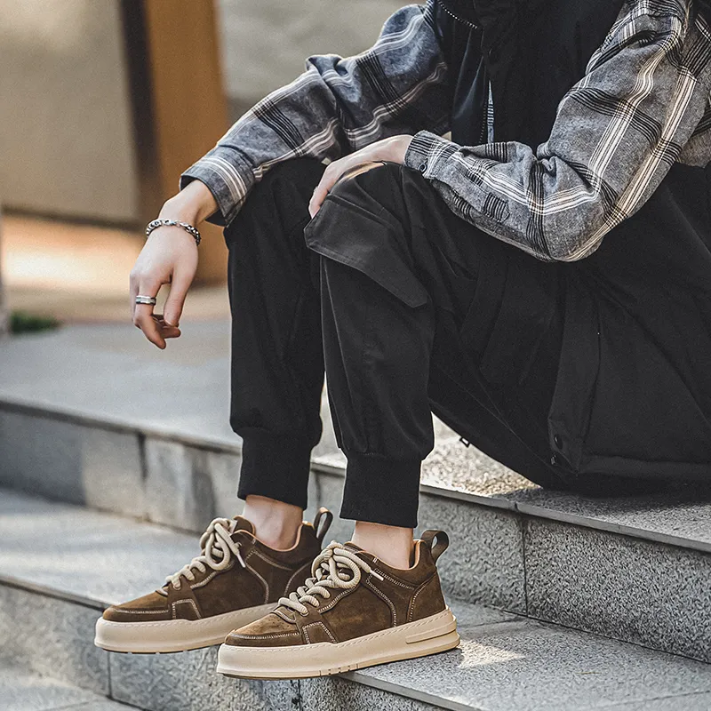 MOMGOG Slip Resistant Low Top Skateboard Shoes Men's-6