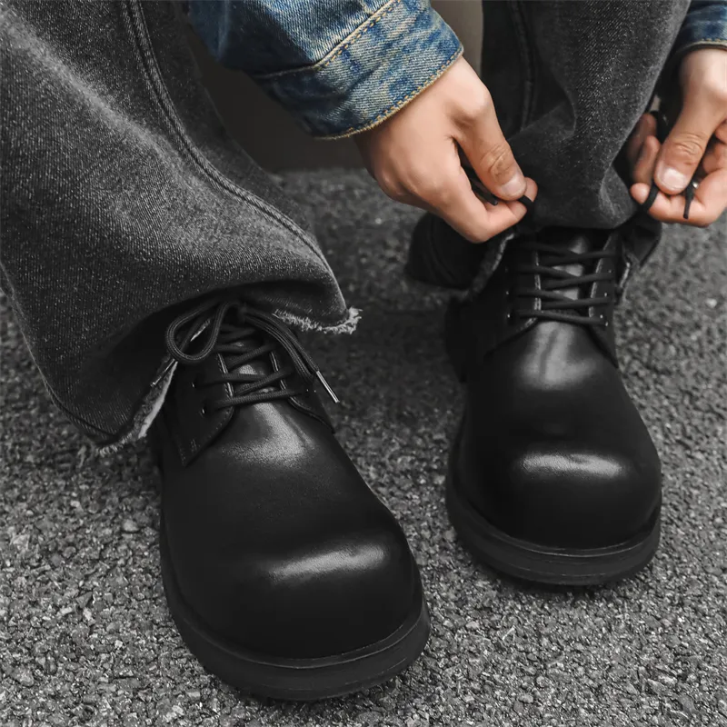 MOMGOG Casual Shoes Men's Black-3