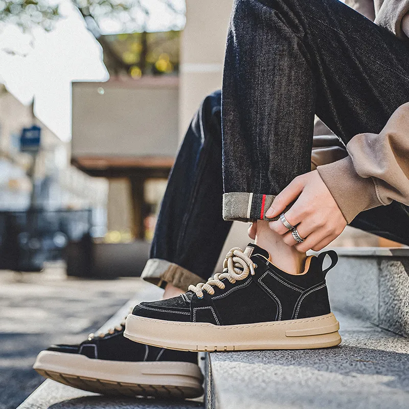 MOMGOG Slip Resistant Low Top Skateboard Shoes Men's-12