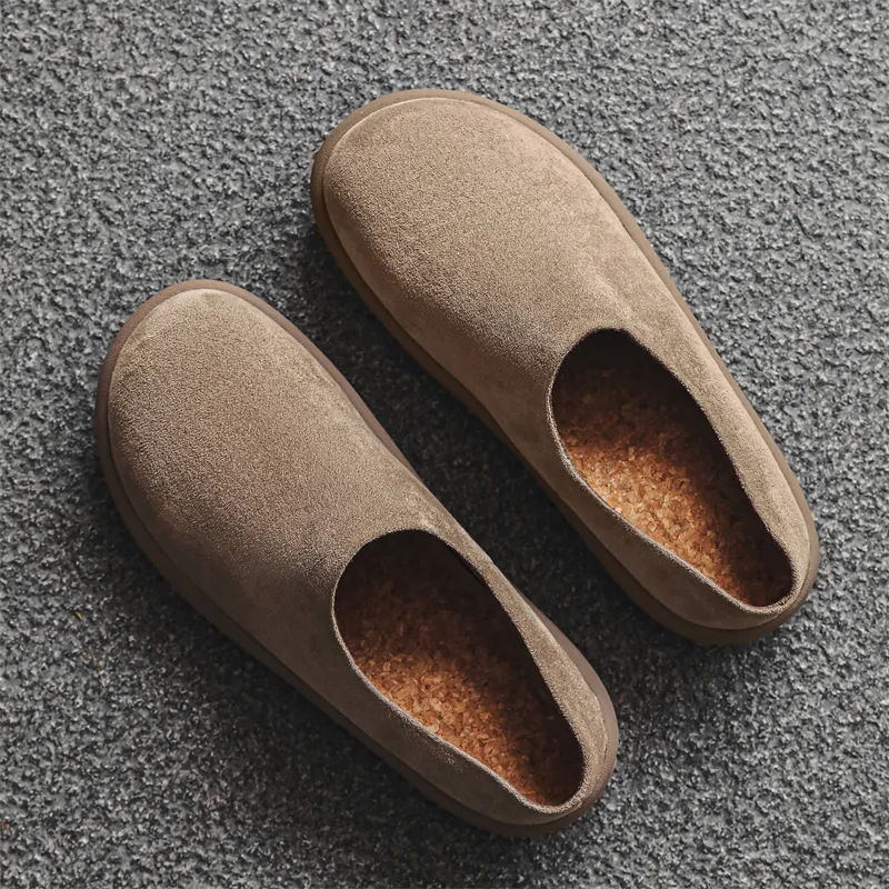 MOMGOG Rubber Sole Odor Resistant Slip Resistant Closed Toe Slippers Unisex-1