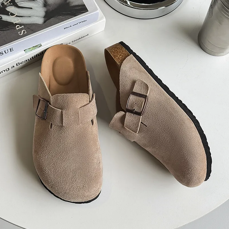 MOMGOG Odor Resistant Abrasion Resistant Slip Resistant Closed Toe Slippers Unisex-9
