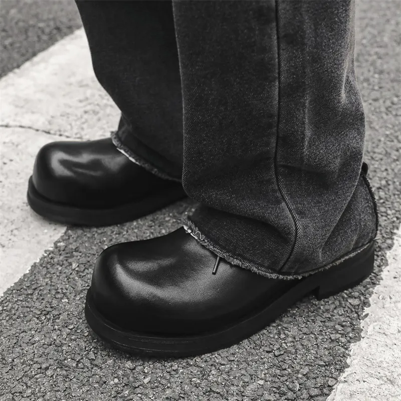 MOMGOG Casual Shoes Men's Black-4