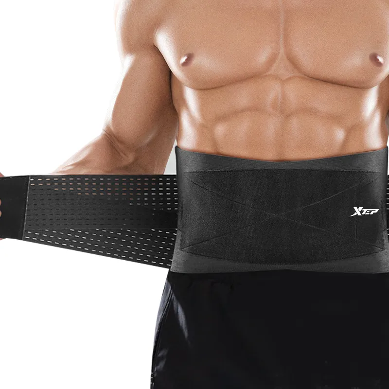XTEP Back Support Braces Breathable Protective Compression Unisex-5