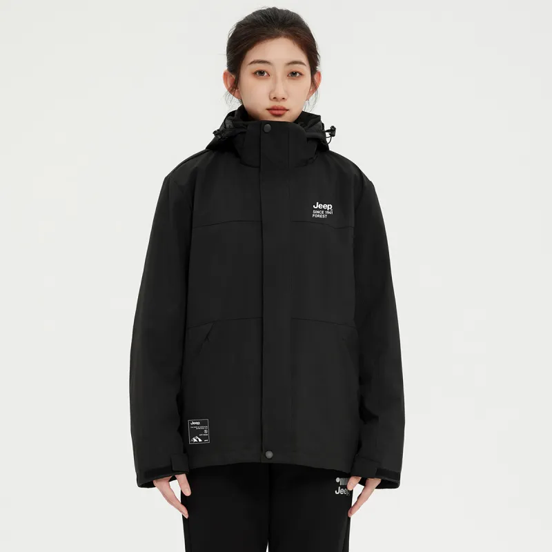 Jeep Windbreaker Jacket Trench Coat Unisex-35