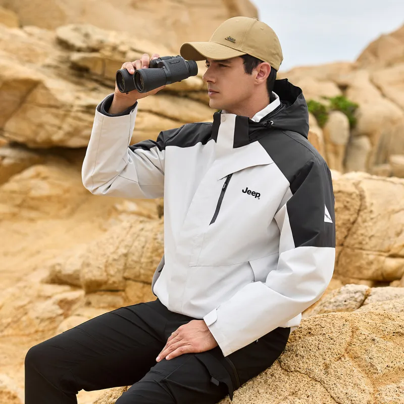 Jeep Waterproof, Thermal, And Windproof Windbreaker Jacket Unisex-28