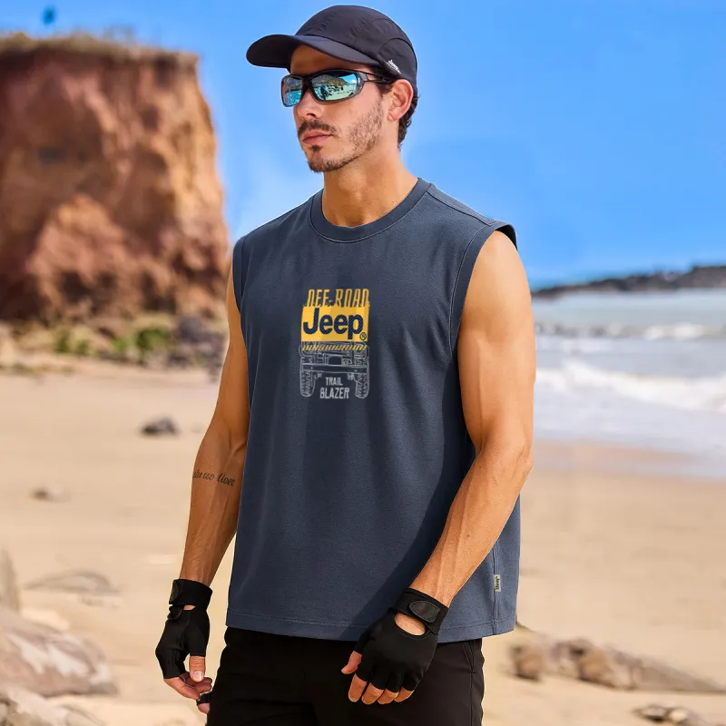 Jeep Pasture Horse Lifestyle Tank Top Unisex-11