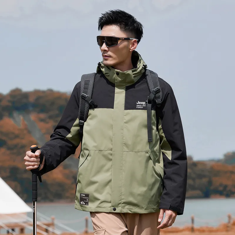 Jeep Windproof Thermal Windbreaker Jacket Unisex-33