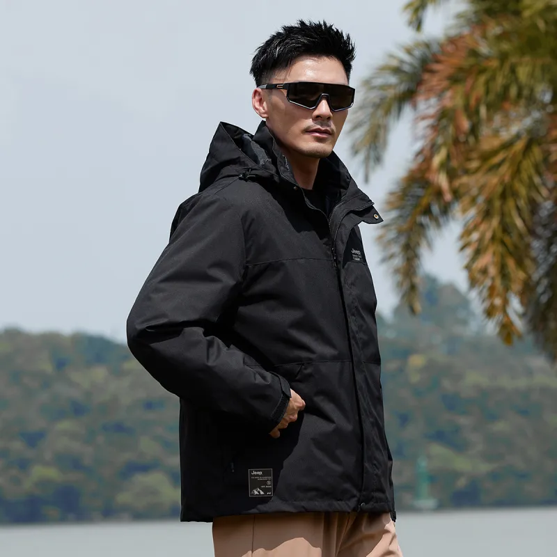 Jeep Windproof Thermal Windbreaker Jacket Unisex-48