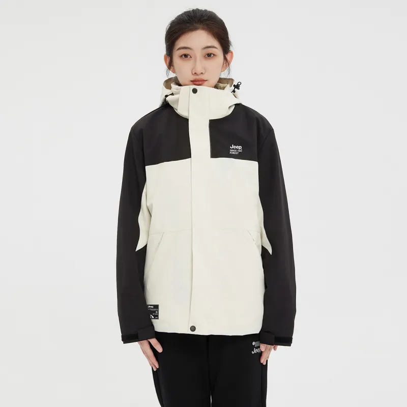 Jeep Windbreaker Jacket Trench Coat Unisex-66