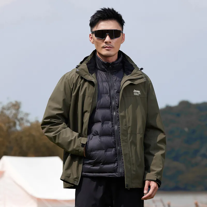 Jeep Windproof Thermal Windbreaker Jacket Unisex-27