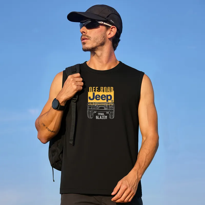 Jeep Pasture Horse Lifestyle Tank Top Unisex-30