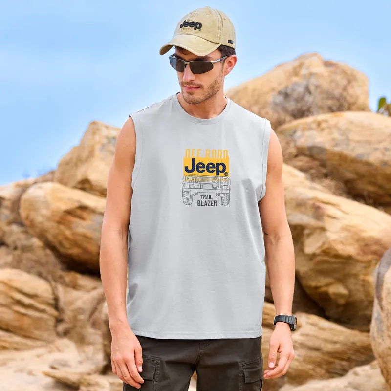 Jeep Pasture Horse Lifestyle Tank Top Unisex-23