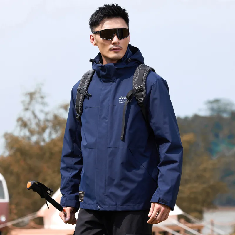 Jeep Windproof Thermal Windbreaker Jacket Unisex-19