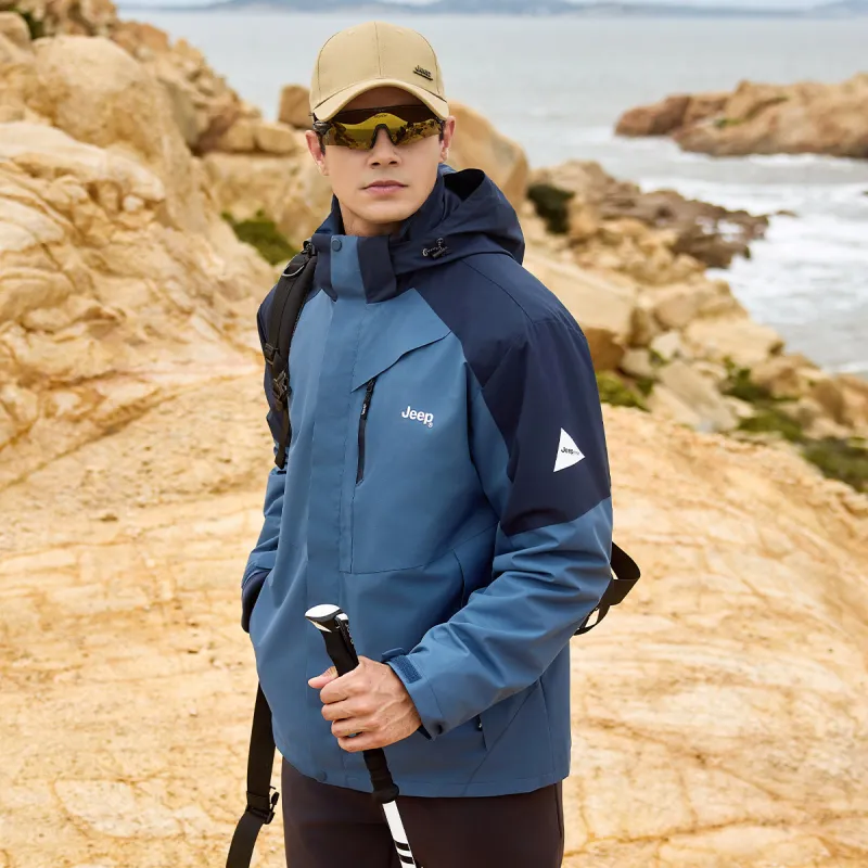 Jeep Waterproof, Thermal, And Windproof Windbreaker Jacket Unisex-13